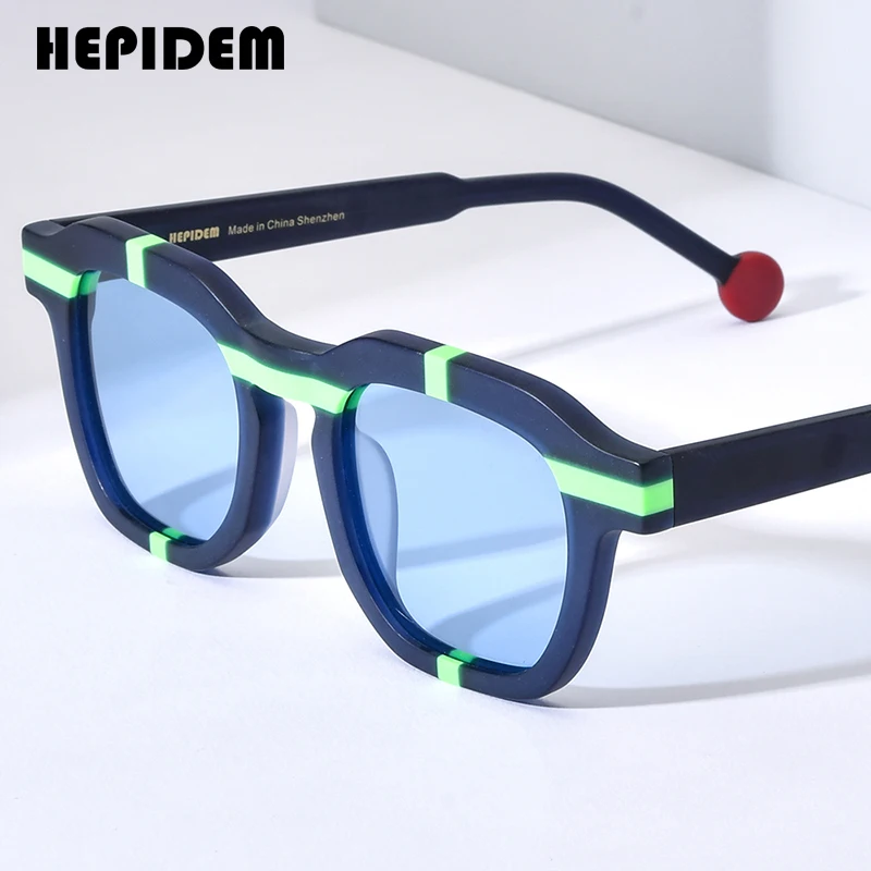 HEPIDEM Acetate Polarized Sunglasses Men 2024 New Colorful Retro Trendy Design Square Sun Glasses UV400 Women Shades H9363T
HEPIDEM Acetate Polarized Sunglasses Men 2024 New Colorful Retro Trendy Design Square Sun Glasses UV400 Women Shades H9363T
