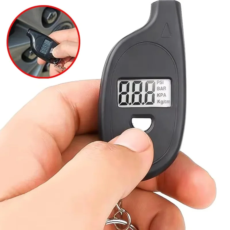 Digital Keychain Tire Gauge – Mini LCD Pressure Tester with Low Pressure Alert, for Car & Motorcycle, Portable Safety Tool
Digital Keychain Tire Gauge – Mini LCD Pressure Tester with Low Pressure Alert, for Car & Motorcycle, Portable Safety Tool