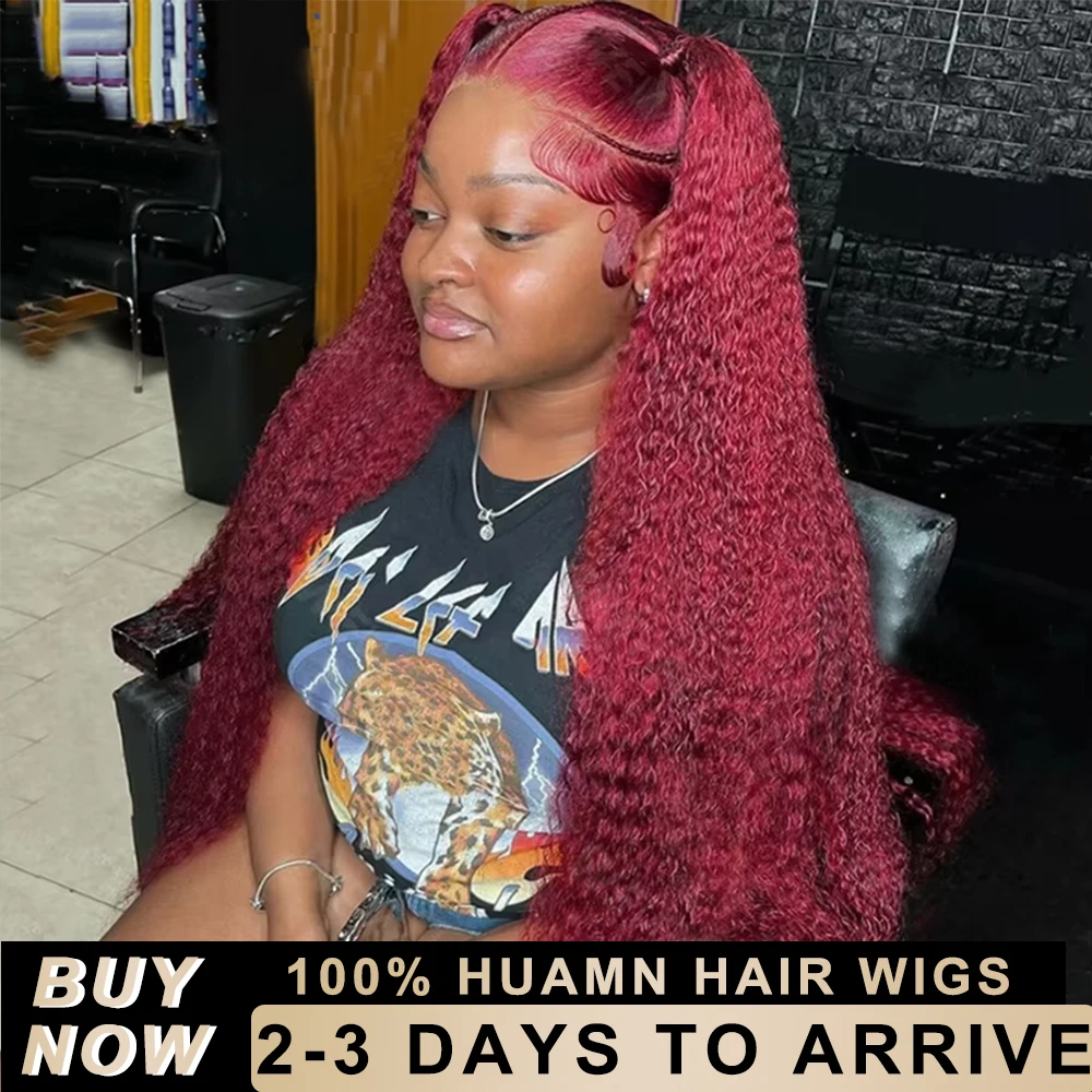 100% Real Remy Curly Wigs 99J Burgundy Deep Wave 13X6 Hd Lace Frontal Wig 30 42 Inch Colored 13X4 Red Lace Front Human Hair Wig 
100% Real Remy Curly Wigs 99J Burgundy Deep Wave 13X6 Hd Lace Frontal Wig 30 42 Inch Colored 13X4 Red Lace Front Human Hair Wig