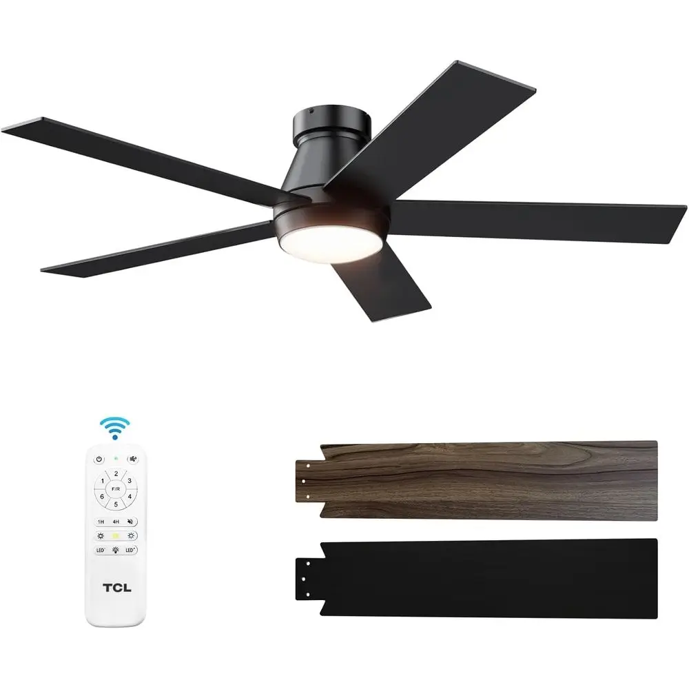 52" Ceiling an with Lights, Black lush Mount Ceiling ans with Remote Control, 6 Speeds DC Reversible, Dimmable, Noisel, Low Proi
52" Ceiling an with Lights, Black lush Mount Ceiling ans with Remote Control, 6 Speeds DC Reversible, Dimmable, Noisel, Low Proi
