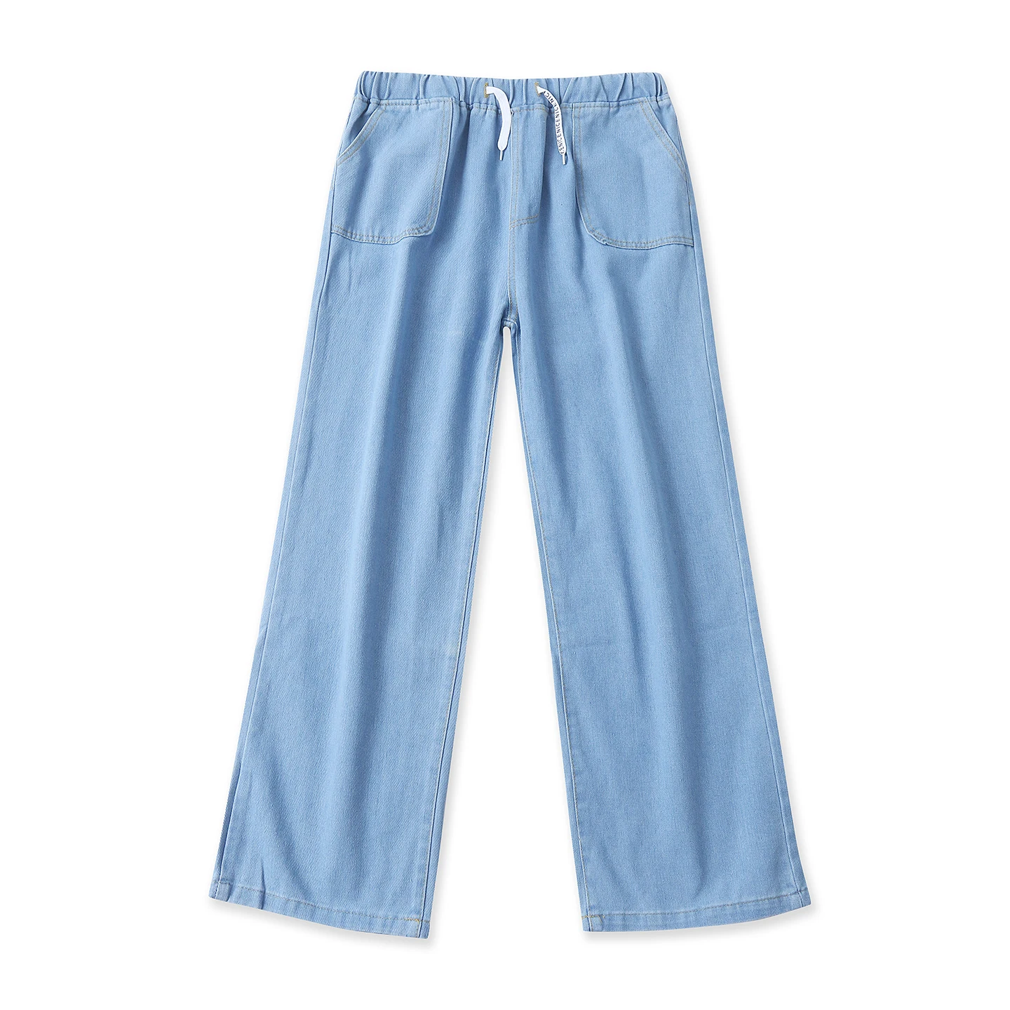 Модные свободные повседневные джинсы с высокой талией и прямыми штанинами, женские осенние новые брюки из хлопка с эластичным поясом на шнурке
Модные свободные повседневные джинсы с высокой талией и прямыми штанинами, женские осенние новые брюки из хлопка с эластичным поясом на шнурке