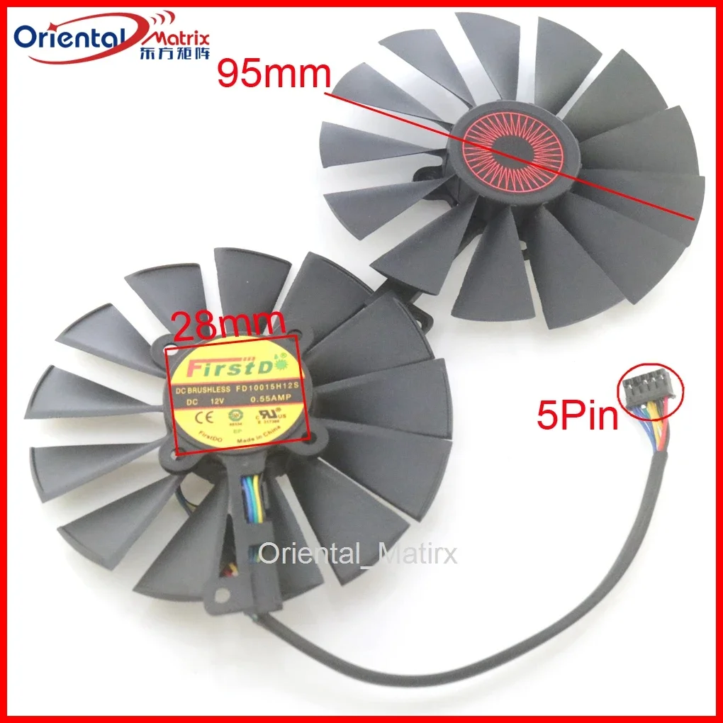 2 шт./лот FD10015H12S 12 В 0,55 А 95 мм для ASUS STRIX-R9 380 GTX970 GTX980 GTX980ti GAMING Вентилятор охлаждения видеокарты
2 шт./лот FD10015H12S 12 В 0,55 А 95 мм для ASUS STRIX-R9 380 GTX970 GTX980 GTX980ti GAMING Вентилятор охлаждения видеокарты
