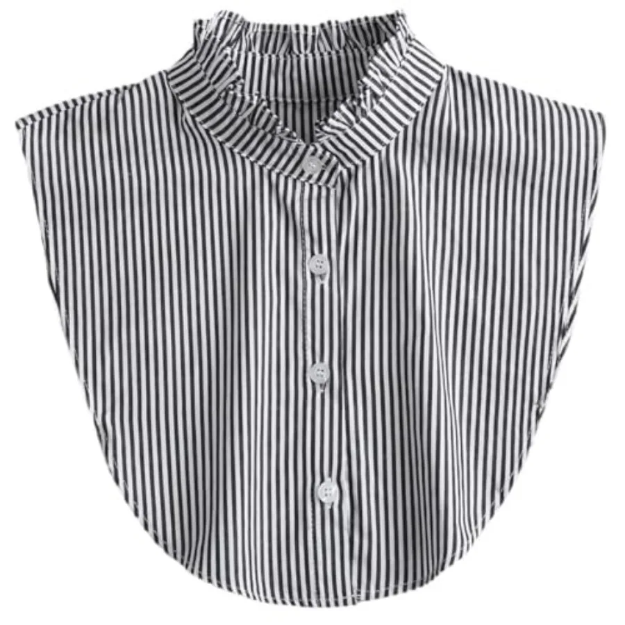 NIDO Women Ruffle Mock Neck Detacable alf Blou Sirts Fake Collar Dickey Collar F Fal Collar Girls
NIDO Women Ruffle Mock Neck Detacable alf Blou Sirts Fake Collar Dickey Collar F Fal Collar Girls