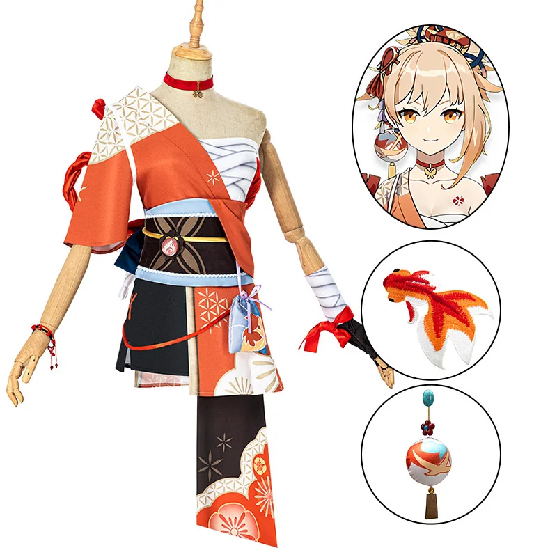Game Genshin Impact Yoimiya Cosplay Costume Fashion Combat Uniform Party Role Play Clothing Animation Game Full Set Cosplay
Game Genshin Impact Yoimiya Cosplay Costume Fashion Combat Uniform Party Role Play Clothing Animation Game Full Set Cosplay