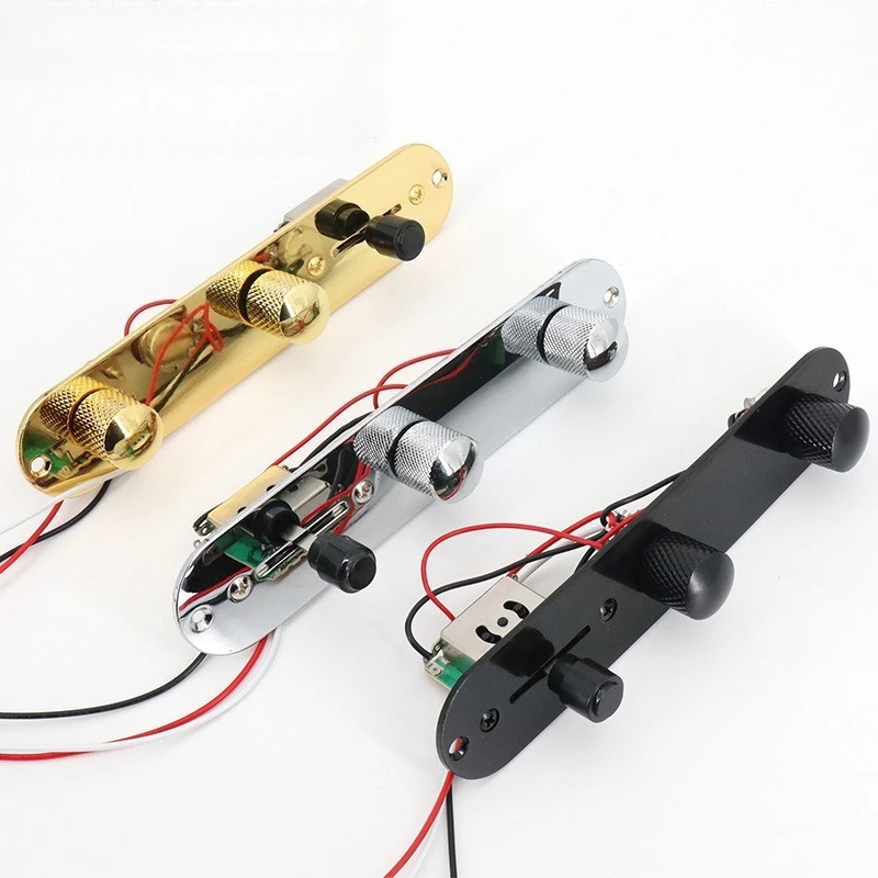 TL Electric Guitar Three-stage Switch Metal Circuit Control Board Full Set, One-shaped Iron Plate Circuit System
TL Electric Guitar Three-stage Switch Metal Circuit Control Board Full Set, One-shaped Iron Plate Circuit System