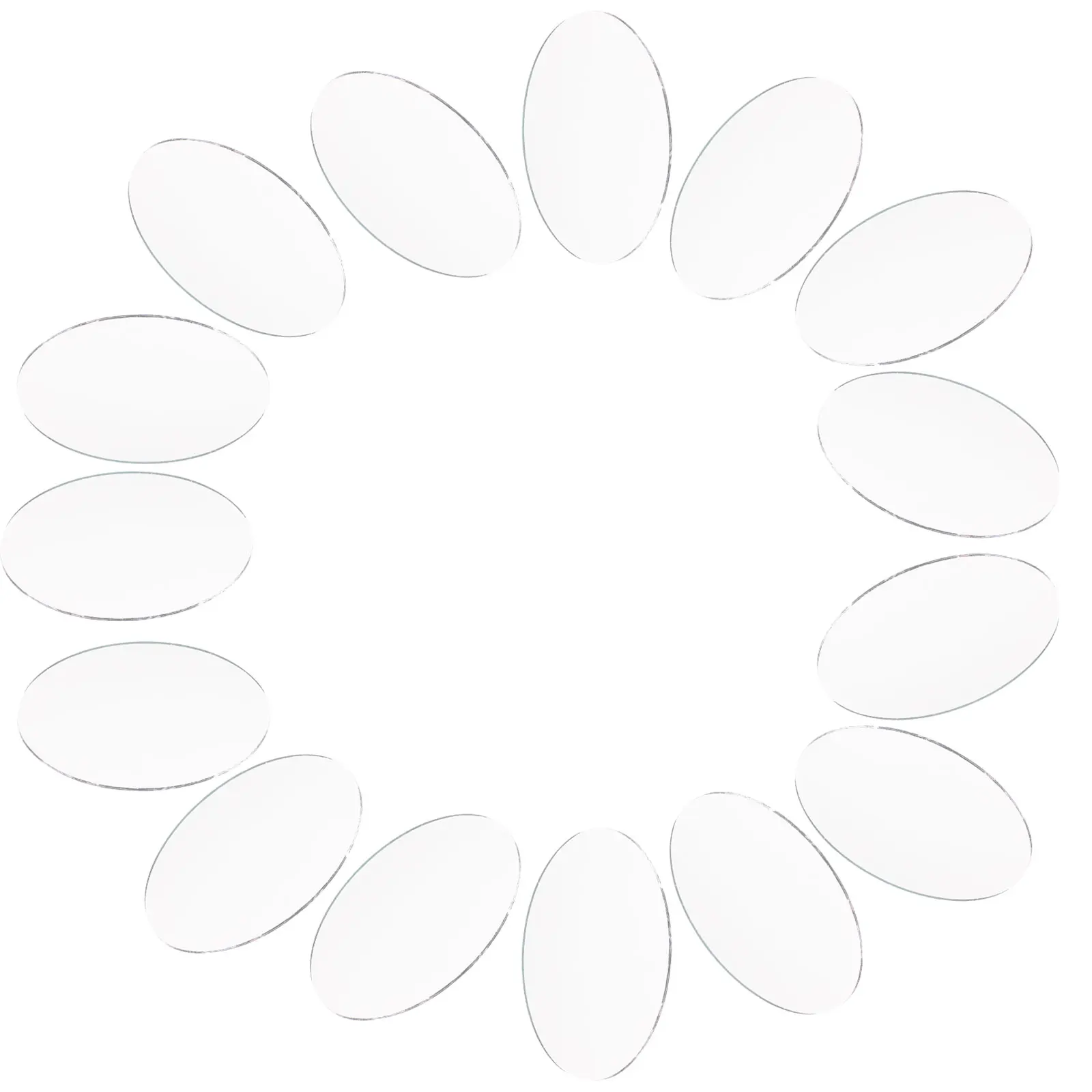 20 Pcs Mini Oval Lens Makeup Mirror Travel Vanity Mirrors Small for Crafts Women Tiny
20 Pcs Mini Oval Lens Makeup Mirror Travel Vanity Mirrors Small for Crafts Women Tiny