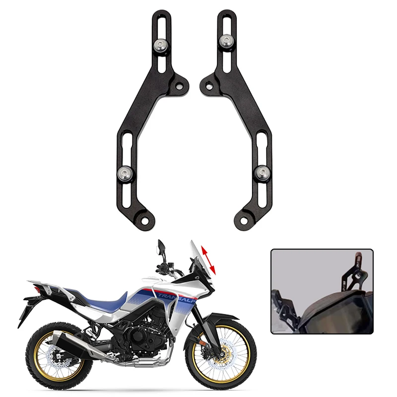 2024 Motorcycle Windscreen Adjusters Airflow Adjustable Windscreen Bracket For Honda XL750 Transalp 750 XL 750 Transalp750 2023 
2024 Motorcycle Windscreen Adjusters Airflow Adjustable Windscreen Bracket For Honda XL750 Transalp 750 XL 750 Transalp750 2023