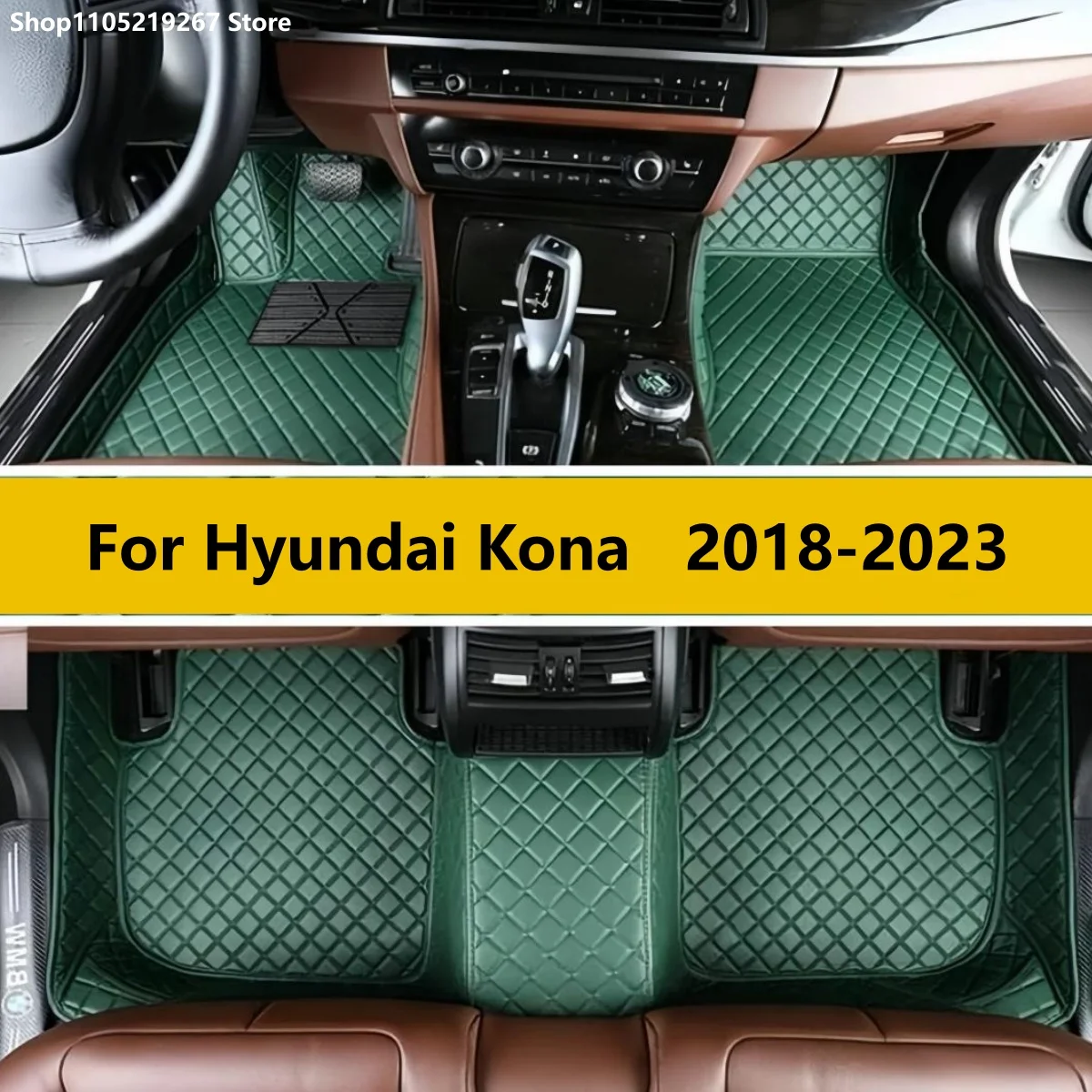 Car Floor Mats for Hyundai Kona 2018-2023 Year Interior Details Accessories Carpet Artificial Leather
Car Floor Mats for Hyundai Kona 2018-2023 Year Interior Details Accessories Carpet Artificial Leather