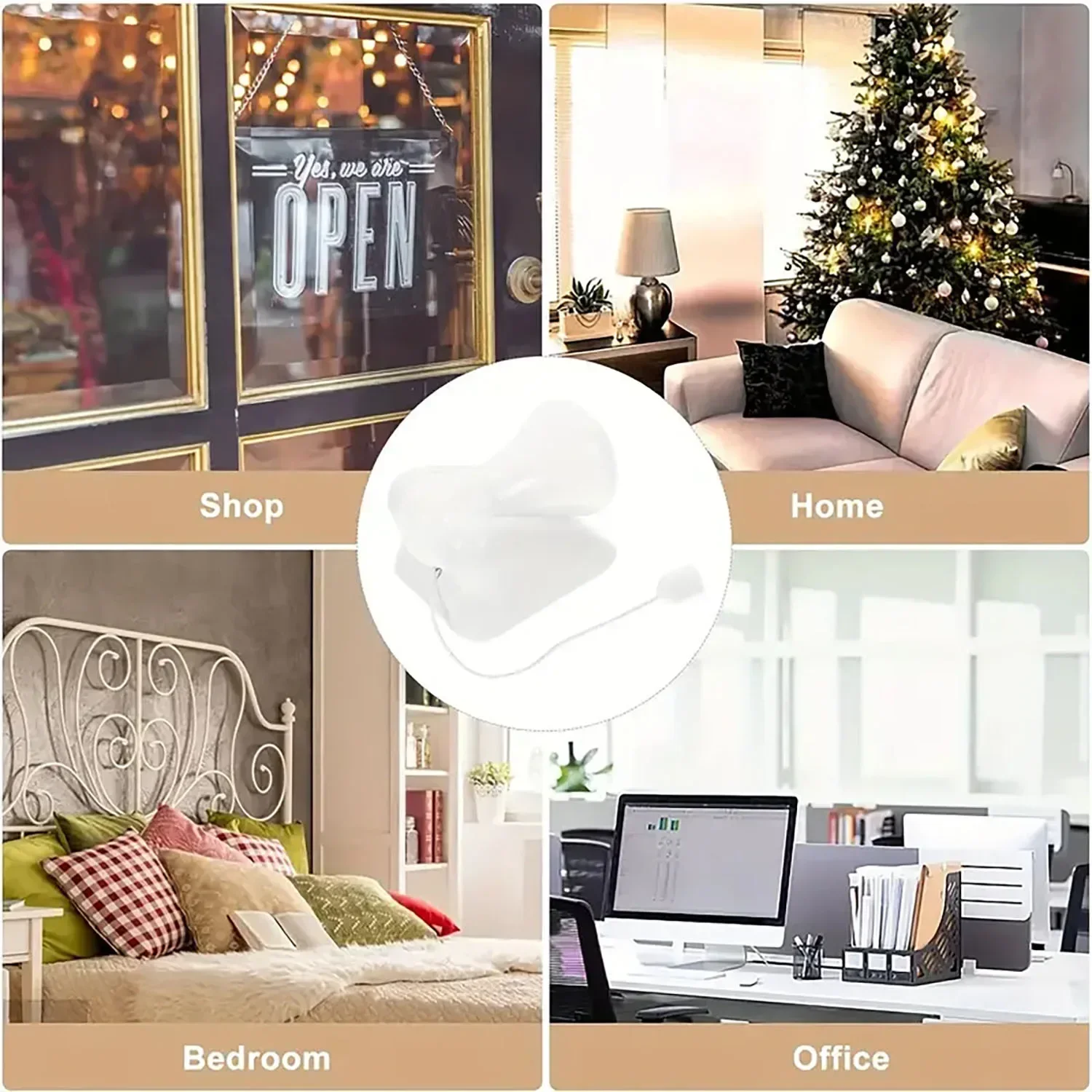 Brighten Up Any Room Instantly with this Portable Battery-OperatedLED Wall Light!
Brighten Up Any Room Instantly with this Portable Battery-OperatedLED Wall Light!