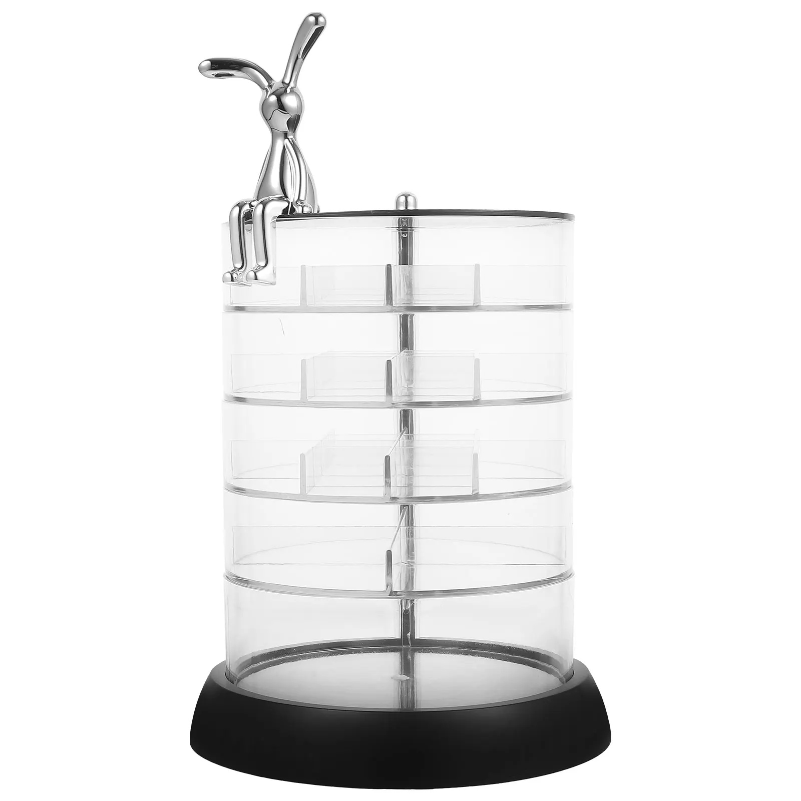 4 Layers Rabbit Jewelry Box Transparent Multi Grid Rotatable Organizer for Perfume Lipstick Earrings Necklace Ring
4 Layers Rabbit Jewelry Box Transparent Multi Grid Rotatable Organizer for Perfume Lipstick Earrings Necklace Ring