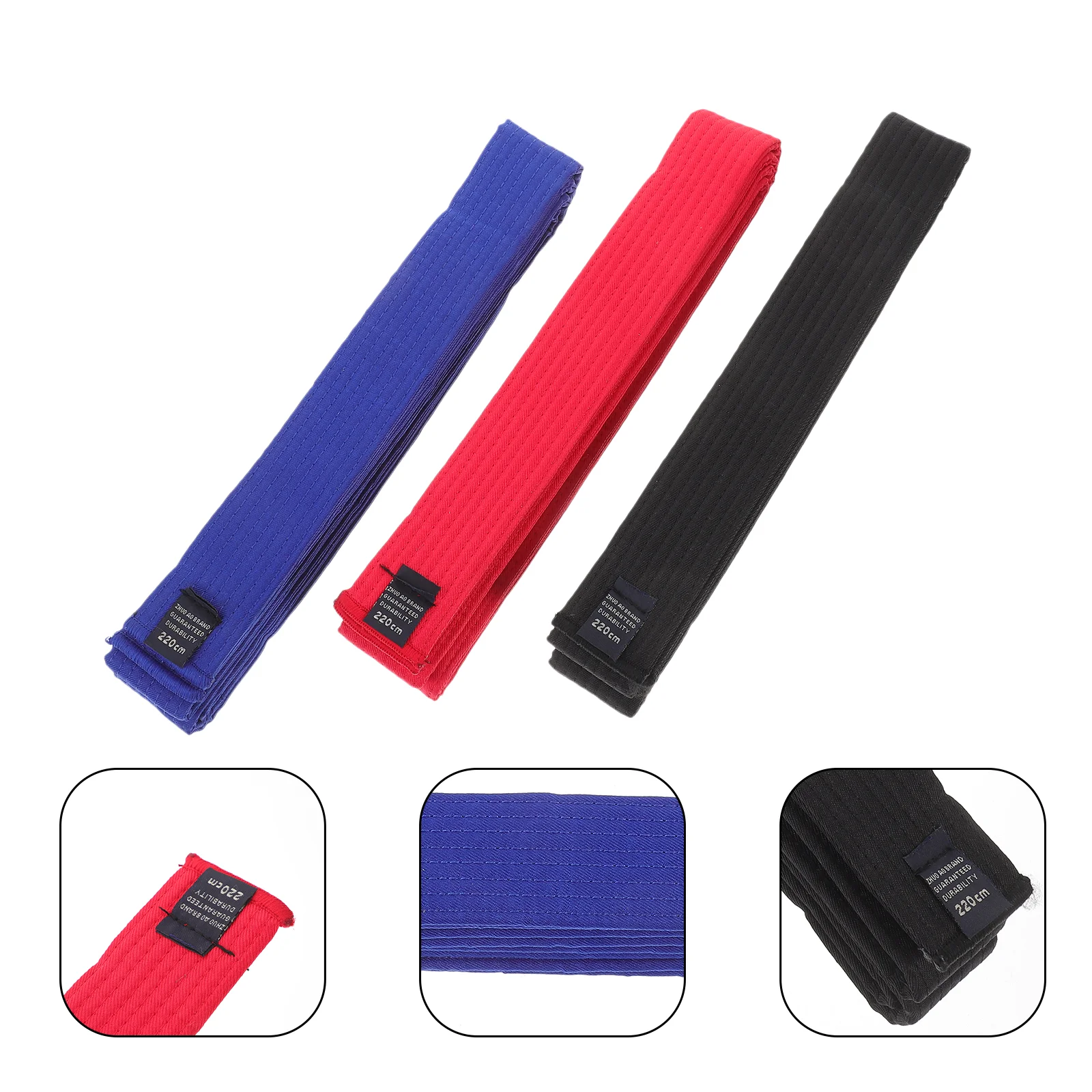 3 Pcs Taekwondo Belt Karate Training Gear Practicing Uniform Belts Men Costume Waist
3 Pcs Taekwondo Belt Karate Training Gear Practicing Uniform Belts Men Costume Waist