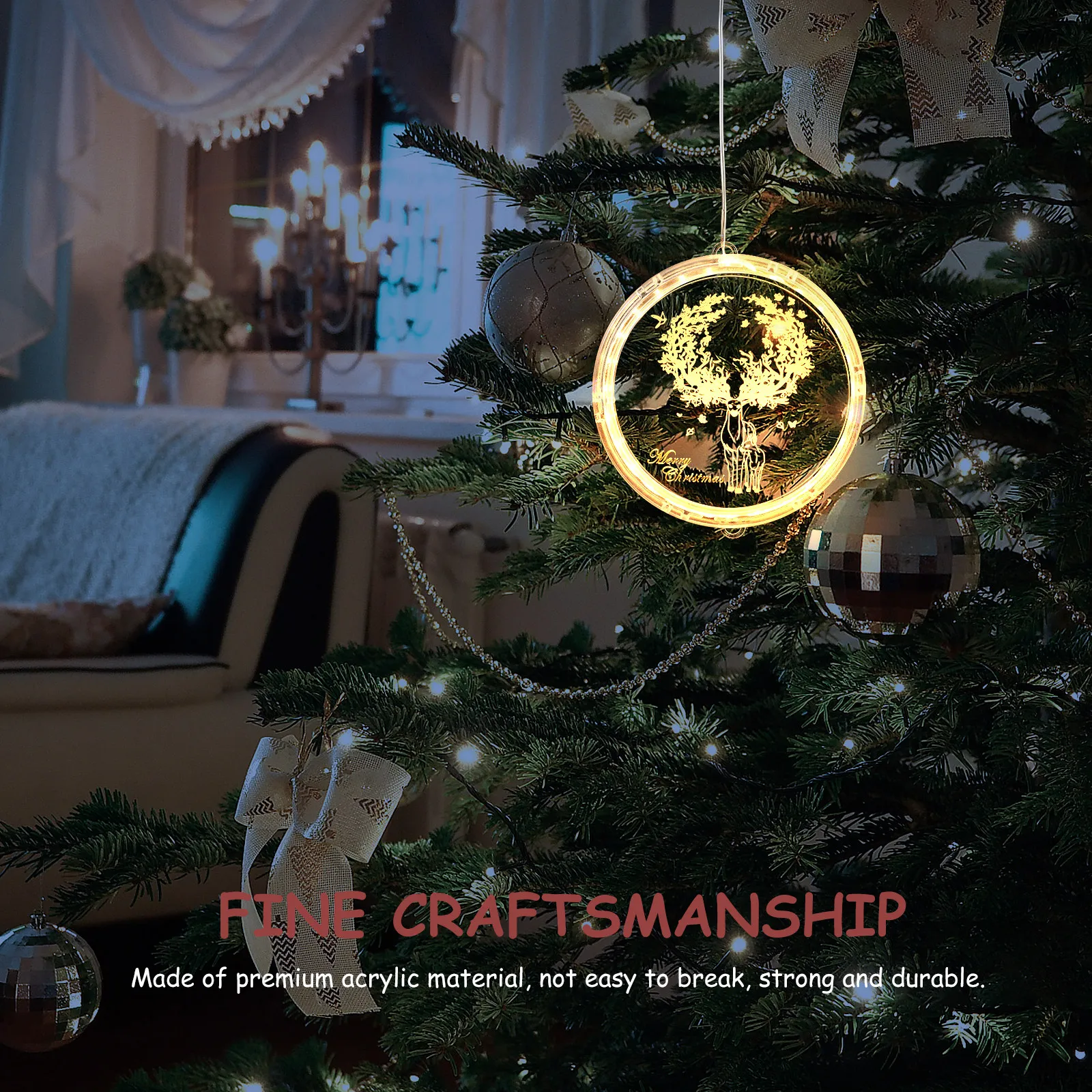 Светодиодные гирлянды в виде оленей для рождественского декора, украшения для окон, праздничные светильники, новогодние украшения, светящиеся настенные украшения для вечеринок
Светодиодные гирлянды в виде оленей для рождественского декора, украшения для окон, праздничные светильники, новогодние украшения, светящиеся настенные украшения для вечеринок