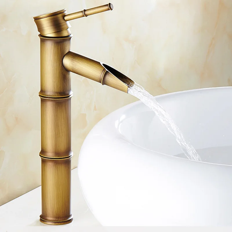 Chinese and European style antique faucet, retro bamboo joint single cold surface basin faucet, artistic basin top basin hot and
Chinese and European style antique faucet, retro bamboo joint single cold surface basin faucet, artistic basin top basin hot and