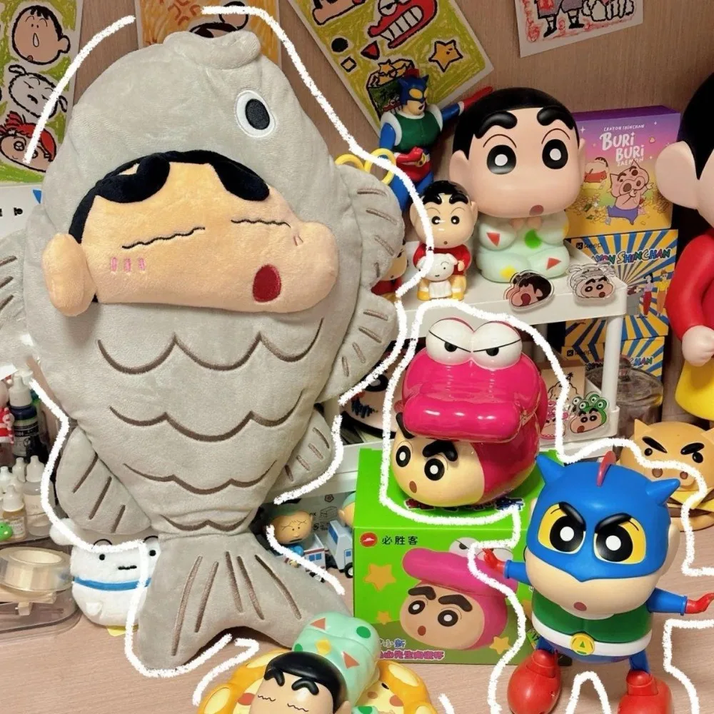 Cute Crayon Shin-chan Fish Plush Pillow Soft Stuffed Cushion Doll Cartoon Huggable Toy Perfect Birthday Gift for Kids Family
Cute Crayon Shin-chan Fish Plush Pillow Soft Stuffed Cushion Doll Cartoon Huggable Toy Perfect Birthday Gift for Kids Family
