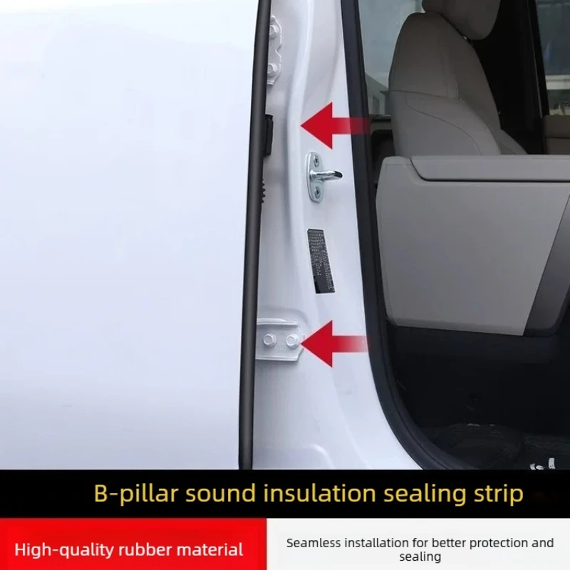 For Chery ICAUR V23/V27 B Column Sealing Strip Car Door Sound Insulation Strip Sealing Shock Absorption Modification Accessories
For Chery ICAUR V23/V27 B Column Sealing Strip Car Door Sound Insulation Strip Sealing Shock Absorption Modification Accessories