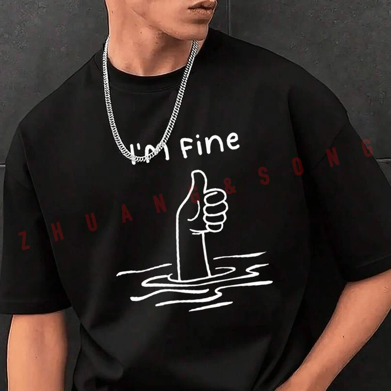I'm Fine Funny Printed Motorcycle Fashion T-shirt Casual Trendy Tshirts For Summer Comfortable Short Sleeve Tops
I'm Fine Funny Printed Motorcycle Fashion T-shirt Casual Trendy Tshirts For Summer Comfortable Short Sleeve Tops