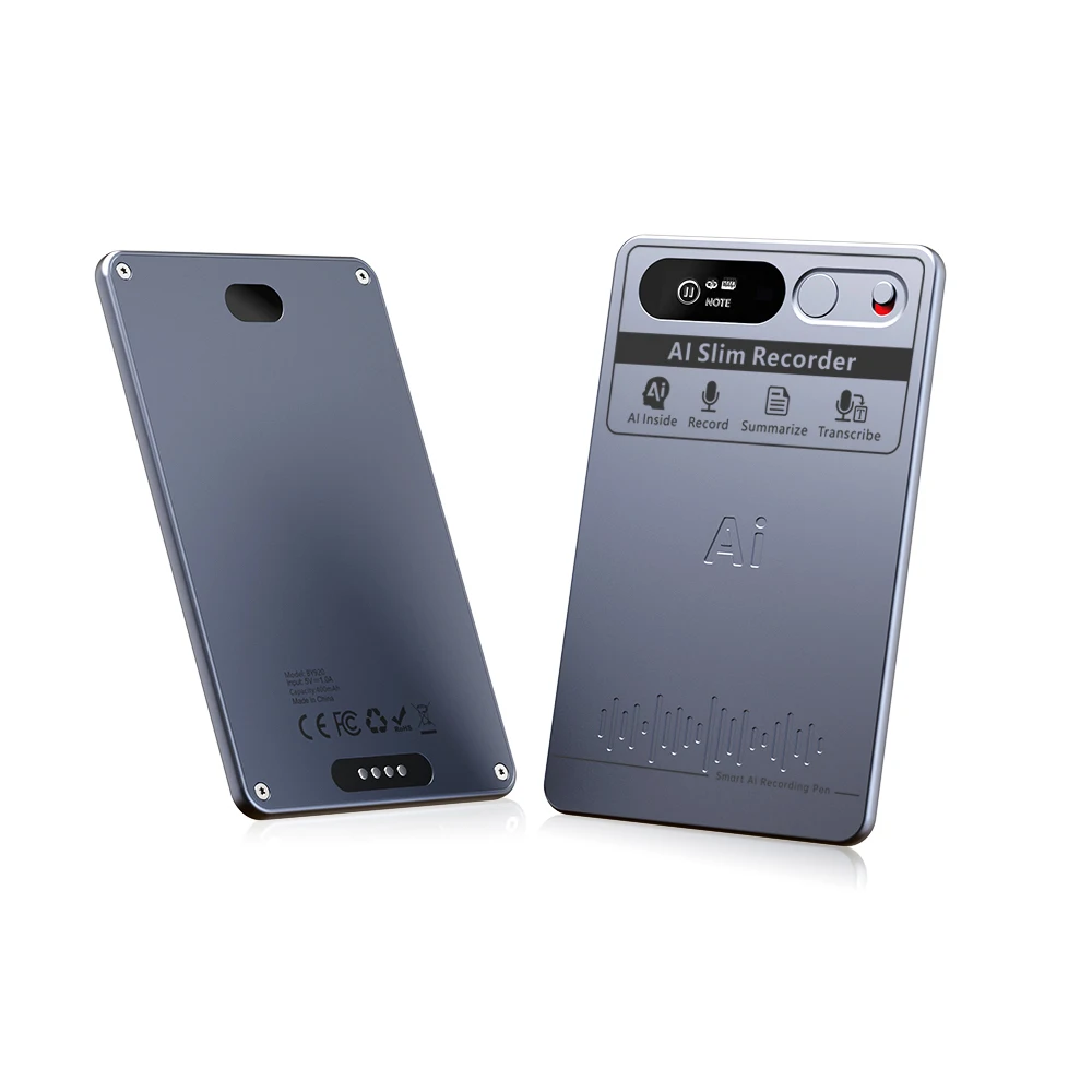 35H Continuous Recording AI Recorder 64GB Memory Support 118 Language Note AI Voice Recorder Transcribe Summarize
35H Continuous Recording AI Recorder 64GB Memory Support 118 Language Note AI Voice Recorder Transcribe Summarize