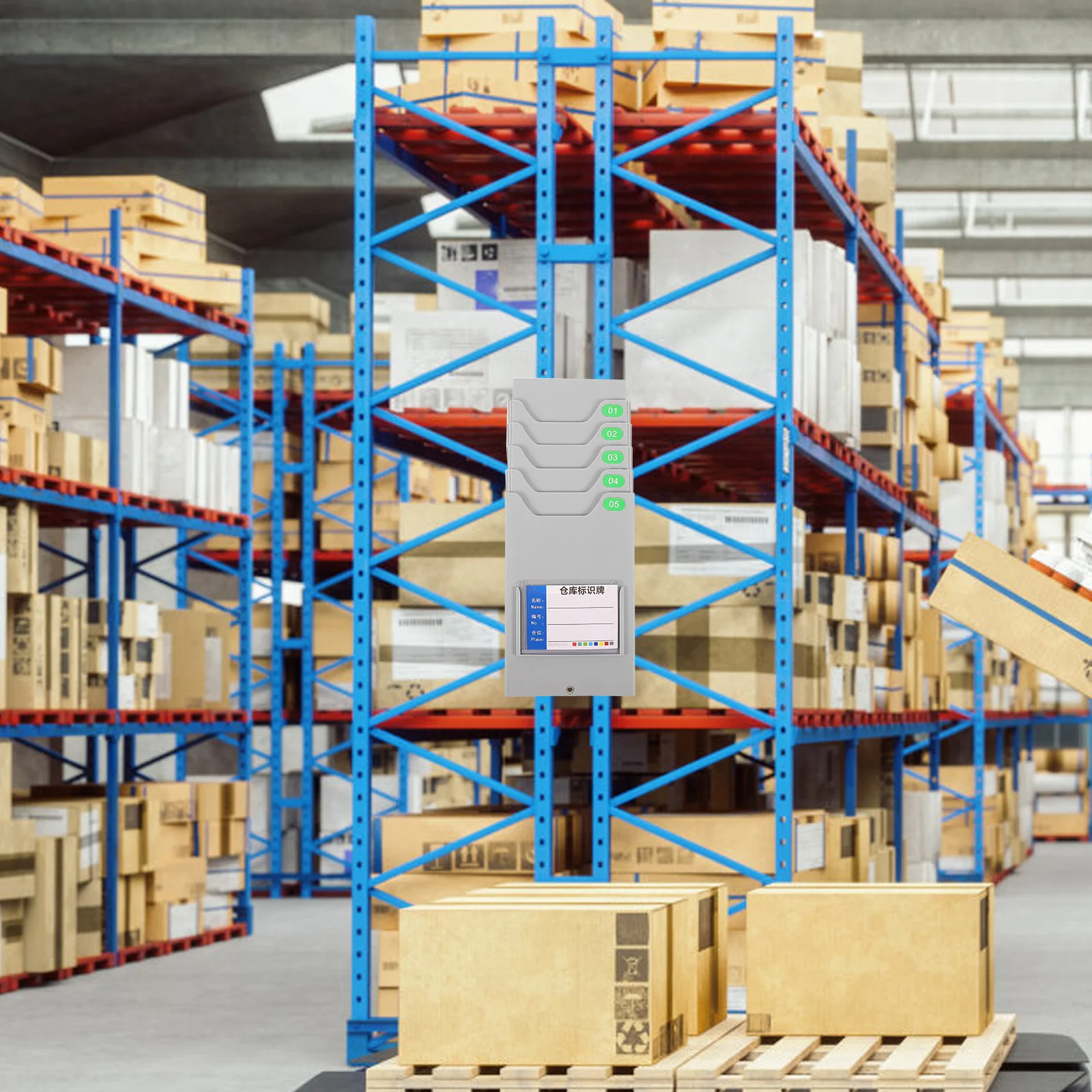 Warehouse Material Card Organizer Hanging Shelf Plastic Document Holder Goods Card Holder Multi-Grid Storage Rack
Warehouse Material Card Organizer Hanging Shelf Plastic Document Holder Goods Card Holder Multi-Grid Storage Rack