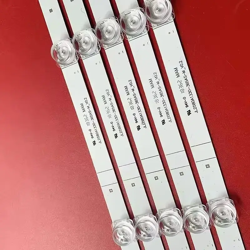 LED backlight strips for 58R6E 58H6550E HZ58A55 H58AE6100UK 58R6109 58R6109 H58A6100IL LC-58Q620U JL.D580A1330-365AS-M-V02/1
LED backlight strips for 58R6E 58H6550E HZ58A55 H58AE6100UK 58R6109 58R6109 H58A6100IL LC-58Q620U JL.D580A1330-365AS-M-V02/1