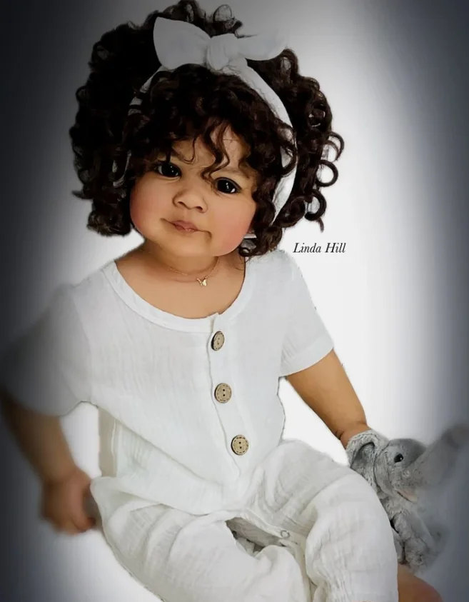EGO Ziva Toddler Reborn Vinyl Doll by Ping Lau 30" Light Brown Skin Girl Already Details Painted Finished
EGO Ziva Toddler Reborn Vinyl Doll by Ping Lau 30" Light Brown Skin Girl Already Details Painted Finished