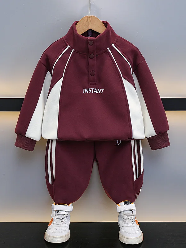Boys Spring Faion Spor Two-Piece Set Cool And Haome Korean Sle Baby Clothing Children's Casual Sports Outfit
Boys Spring Faion Spor Two-Piece Set Cool And Haome Korean Sle Baby Clothing Children's Casual Sports Outfit