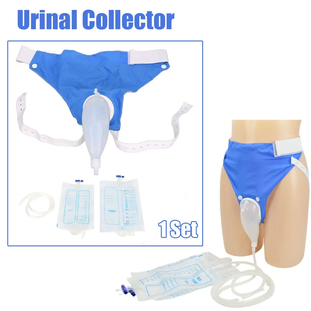1Set Men Wearable Urine Drainage Bag Silicone Urinal Collector with Catheter for Old People Male Incontinence Bedridden
1Set Men Wearable Urine Drainage Bag Silicone Urinal Collector with Catheter for Old People Male Incontinence Bedridden