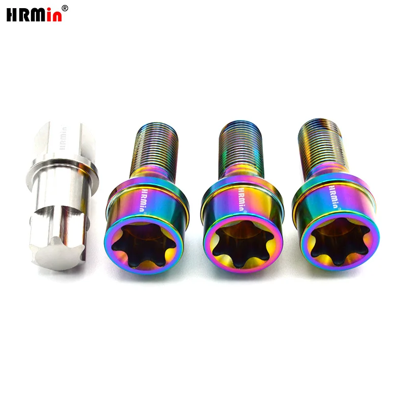 HRmin Torx Socket 60 Degree Cone Seat Gr.5 Titanium Automobile Vehicle Car Wheel Bolt for European Cars M14x1.5mm
HRmin Torx Socket 60 Degree Cone Seat Gr.5 Titanium Automobile Vehicle Car Wheel Bolt for European Cars M14x1.5mm
