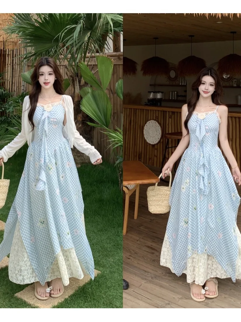 Summer 2026 plus Size Floral Print Maxi Dress Women's Strapless Gown Vacation Style Elegant Versatile Slimming A-Line Dress
Summer 2026 plus Size Floral Print Maxi Dress Women's Strapless Gown Vacation Style Elegant Versatile Slimming A-Line Dress