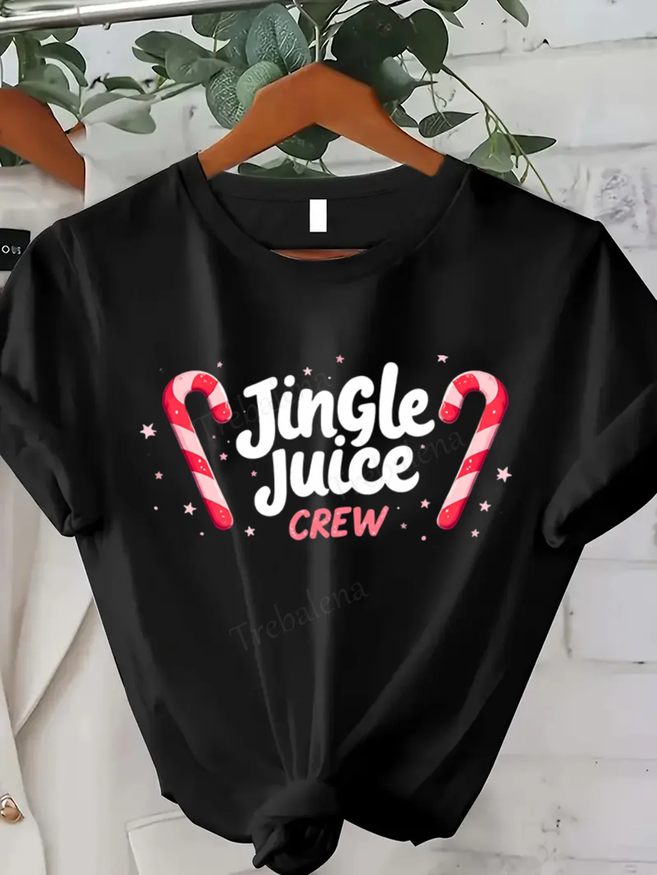 Женская футболка Jingle Juice Crew, рождественская футболка с конфетами для женщин
Женская футболка Jingle Juice Crew, рождественская футболка с конфетами для женщин