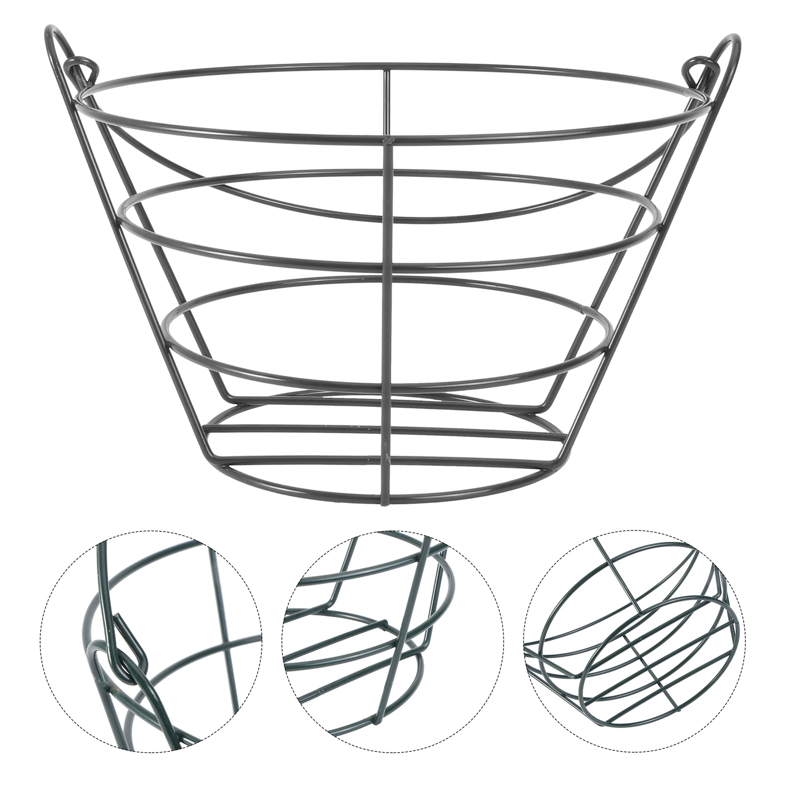 Storage Baskets Small Steel Wire Ball Carrying Buckets Metal Practice Carrying Holder Storage Container for Outdoor
Storage Baskets Small Steel Wire Ball Carrying Buckets Metal Practice Carrying Holder Storage Container for Outdoor