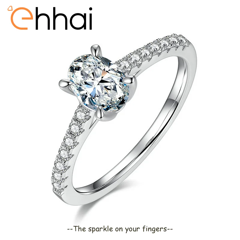 Ehhai GRA Certified Oval Cut Moissanite Wedding Ring for Women s925 Sterling Silver Delicate Engagement Rings Fine Jewelry Gifts
Ehhai GRA Certified Oval Cut Moissanite Wedding Ring for Women s925 Sterling Silver Delicate Engagement Rings Fine Jewelry Gifts