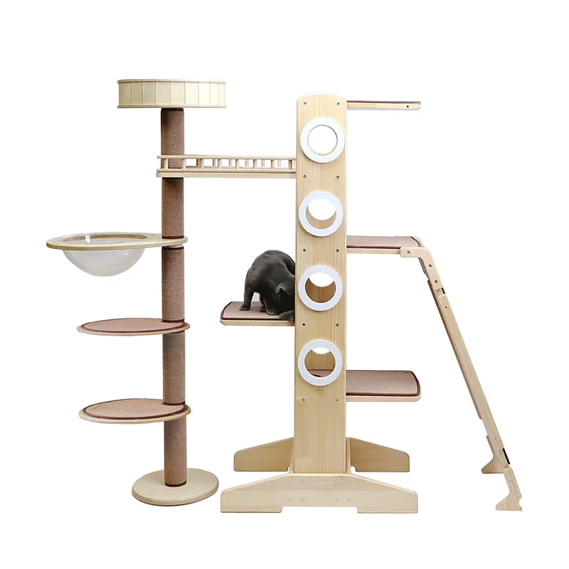 Cat Climbing Frame Nest Tree Integrated Large Villa Widened Scratching Board Puppet
Cat Climbing Frame Nest Tree Integrated Large Villa Widened Scratching Board Puppet