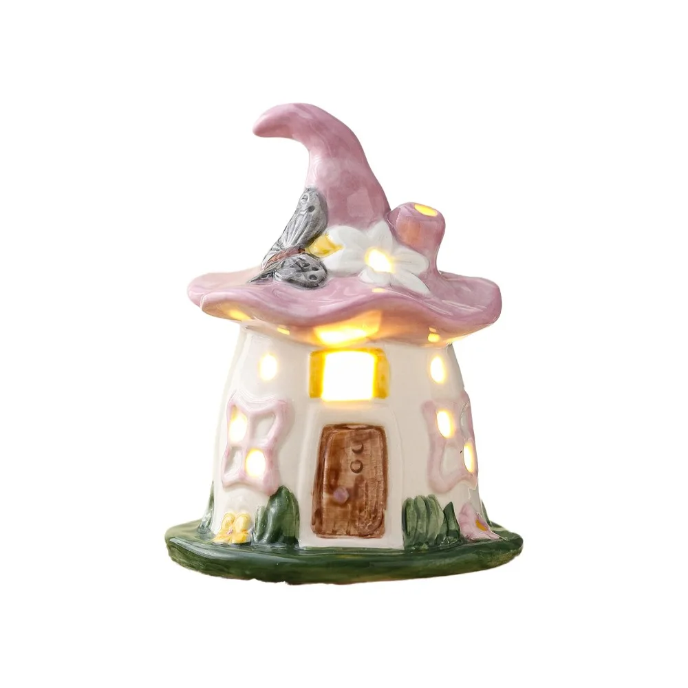 Handmade Craft Magic House Night Light Light Up Feature Hollowed Bedside Atmosphere Light Soft Lights Ornament Cute Sleep Light
Handmade Craft Magic House Night Light Light Up Feature Hollowed Bedside Atmosphere Light Soft Lights Ornament Cute Sleep Light