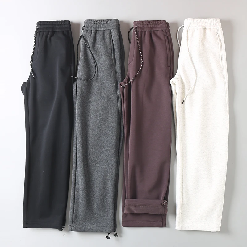 Мужские утепленные спортивные брюки свободного кроя с прямыми штанинами, теплые зимние брюки для молодежи, длинные, из хлопка и полиэстера
Мужские утепленные спортивные брюки свободного кроя с прямыми штанинами, теплые зимние брюки для молодежи, длинные, из хлопка и полиэстера