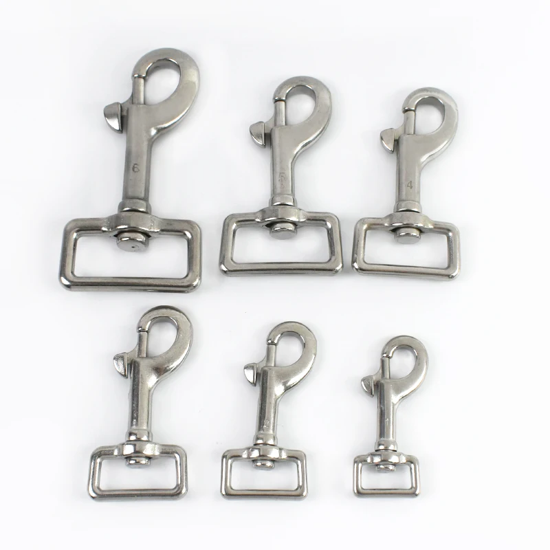 1/2/3/4/5Pcs 316 Stainless Steel Swivel Lobster Clasp Trigger Clip Large Carabiner Buckle Keychain Rotating Snap Hook Clamp
1/2/3/4/5Pcs 316 Stainless Steel Swivel Lobster Clasp Trigger Clip Large Carabiner Buckle Keychain Rotating Snap Hook Clamp