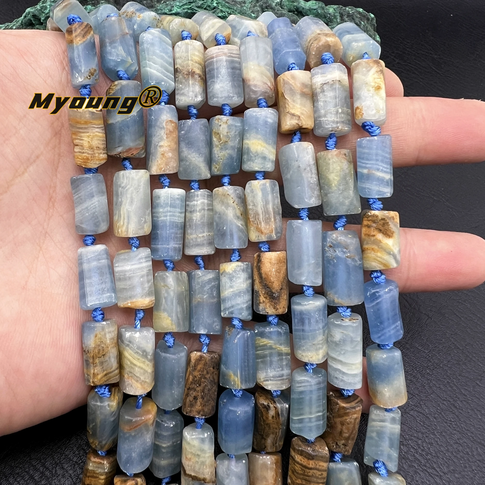 2Strands Wholesale Natural Stone Argentina Blue Calcite Selenite Column Tube Space Beads For DIY Jewelry Making MY240333
2Strands Wholesale Natural Stone Argentina Blue Calcite Selenite Column Tube Space Beads For DIY Jewelry Making MY240333