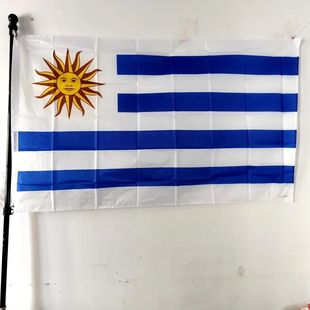 Uruguay Patriotic Flag 90x150cm Polyester Banner for National Day Decor Outdoor Party Supplies
Uruguay Patriotic Flag 90x150cm Polyester Banner for National Day Decor Outdoor Party Supplies