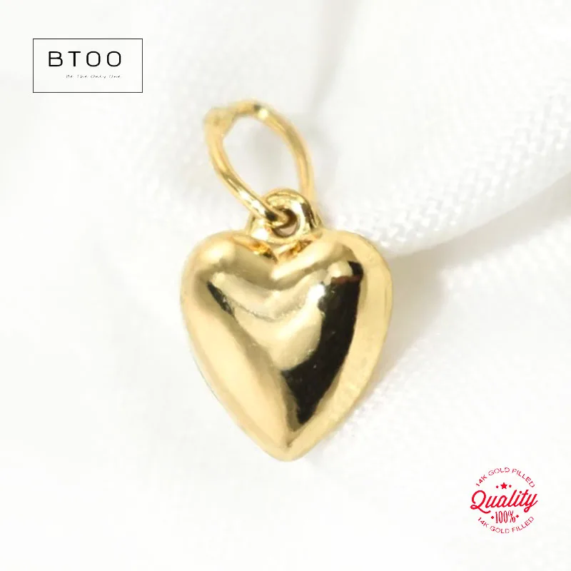 Heart Charm w/Ring 14k Gold Filled 7mm Heart Charm Gold Heart Drop Pendant for Jewelry Making DIY Jewelry Accessories Findings
Heart Charm w/Ring 14k Gold Filled 7mm Heart Charm Gold Heart Drop Pendant for Jewelry Making DIY Jewelry Accessories Findings