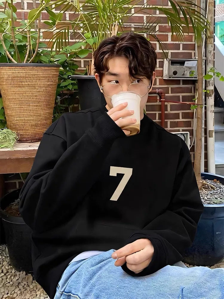 American Sle Fce Lined Oversized round Ne Sweatirt Men's Casual Streetwear Autumn Winter Faion Comfortable Cotton ...
American Sle Fce Lined Oversized round Ne Sweatirt Men's Casual Streetwear Autumn Winter Faion Comfortable Cotton ...