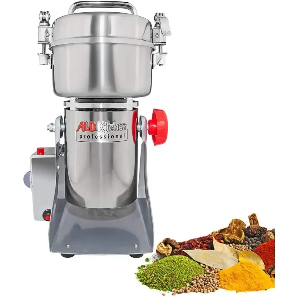 grain mill swing type grinder for spices, herbs, roots commercial use stainless steel 110v (400 g)
grain mill swing type grinder for spices, herbs, roots commercial use stainless steel 110v (400 g)