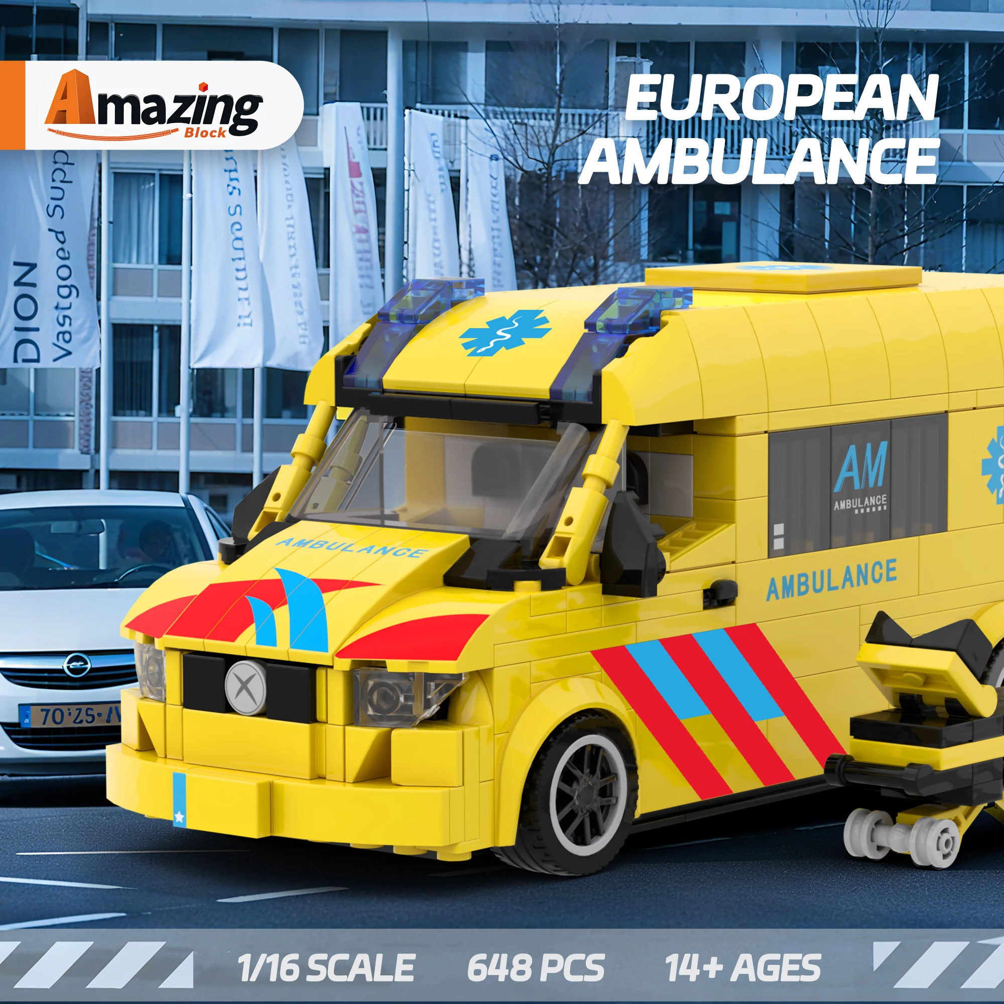 648 шт., креативные детские строительные блоки, европейский транспорт, сборка скорой помощи, кирпич, восемь сеток, модель грузовика, подарок на день рождения для мальчиков, игрушки
648 шт., креативные детские строительные блоки, европейский транспорт, сборка скорой помощи, кирпич, восемь сеток, модель грузовика, подарок на день рождения для мальчиков, игрушки