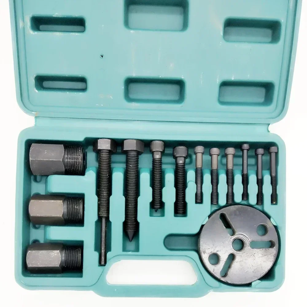 A/C R134a R12 Compressor Clutch Hub Puller Kit Remover & Installer Repair Tool Set
A/C R134a R12 Compressor Clutch Hub Puller Kit Remover & Installer Repair Tool Set