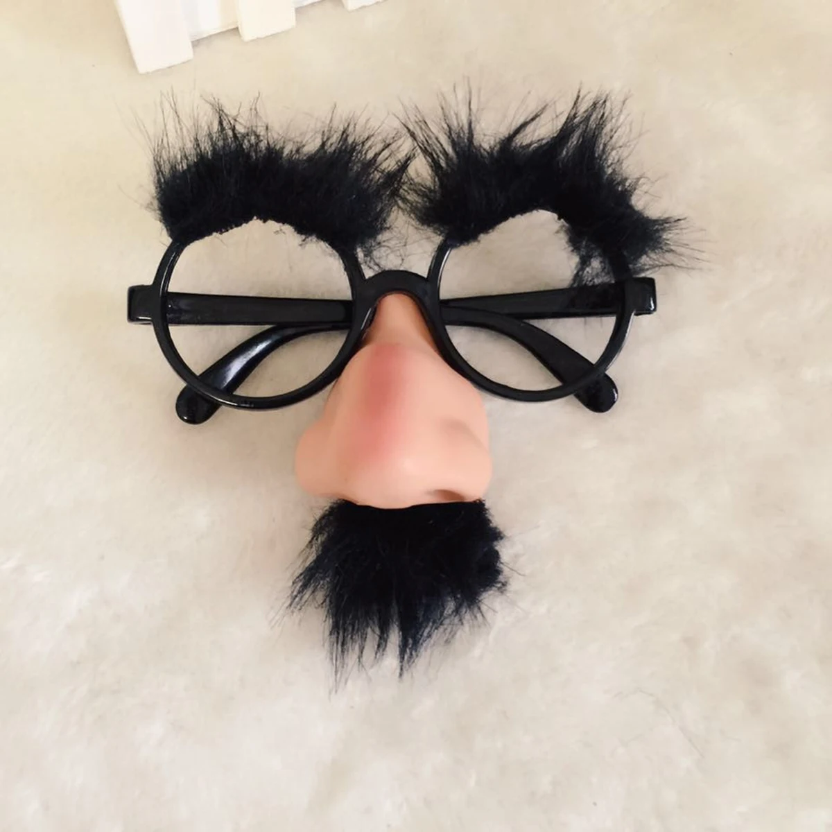 Eyebrow Glasses Nose Lightweight Portable Soft Texture Bright Color Funny Halloween Cosplay Masquerade Party
Eyebrow Glasses Nose Lightweight Portable Soft Texture Bright Color Funny Halloween Cosplay Masquerade Party