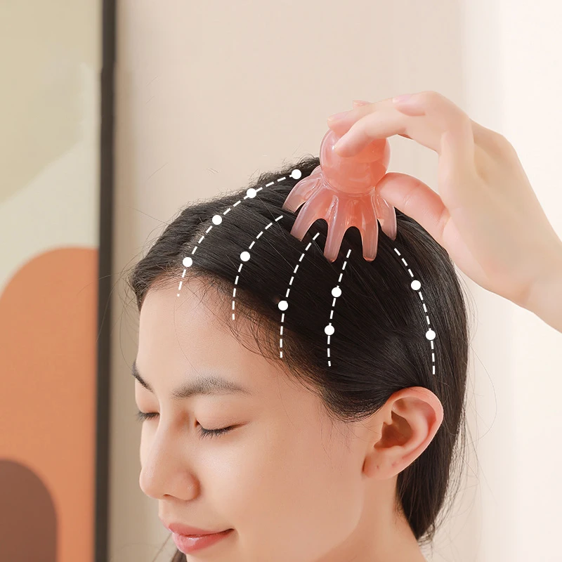 Portable Jade Octopus Comb Gua Sha Scalp Therapy Tool for Relaxation And Hair Care - Octopus Design
Portable Jade Octopus Comb Gua Sha Scalp Therapy Tool for Relaxation And Hair Care - Octopus Design