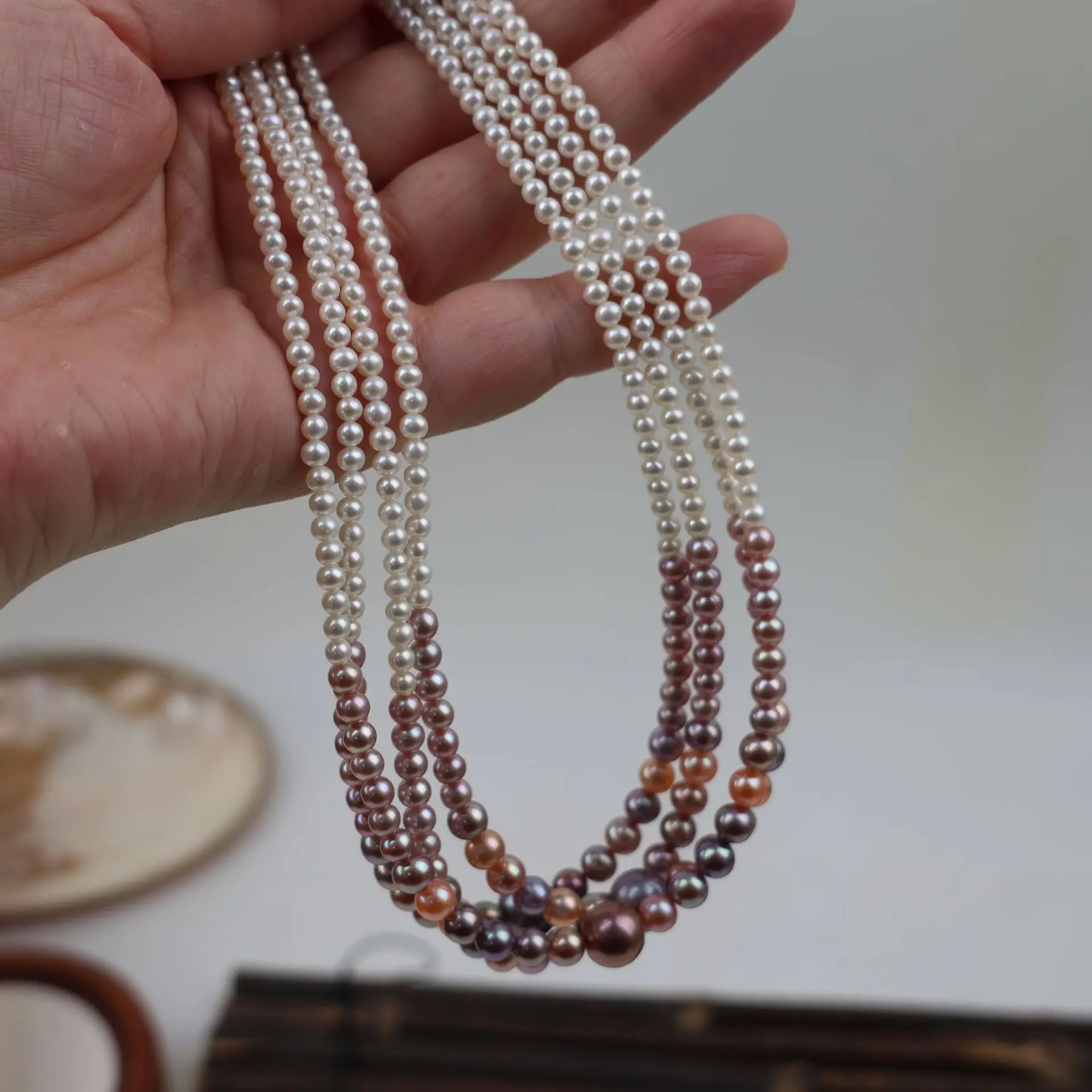 4-10mm Candy Colored Freshwater Pearls Mixed-Color Round Loose Beads for Women Making DIY Necklace Bracelet Semi-Finished Gifts
4-10mm Candy Colored Freshwater Pearls Mixed-Color Round Loose Beads for Women Making DIY Necklace Bracelet Semi-Finished Gifts