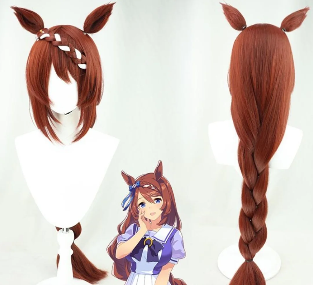 Super Creek Cosplay Wig Uma Musume Pretty Derby Anime Game Roleplay Party brownish red long wig
Super Creek Cosplay Wig Uma Musume Pretty Derby Anime Game Roleplay Party brownish red long wig