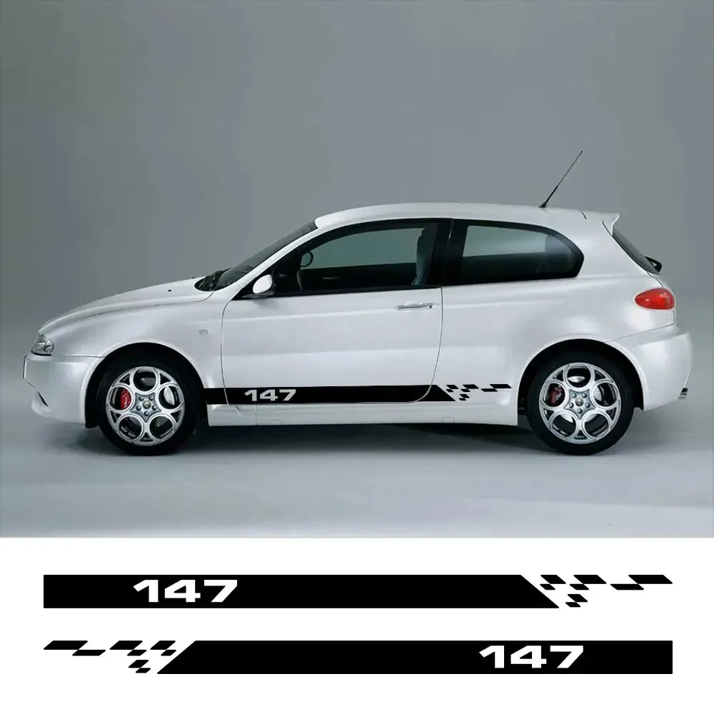 2 шт. наклеек на боковые двери автомобиля для Alfa Romeo 147 V6 I4 3.2 GTA, виниловая пленка, длинные полосы, декоративные наклейки, аксессуары для тюнинга авто
2 шт. наклеек на боковые двери автомобиля для Alfa Romeo 147 V6 I4 3.2 GTA, виниловая пленка, длинные полосы, декоративные наклейки, аксессуары для тюнинга авто