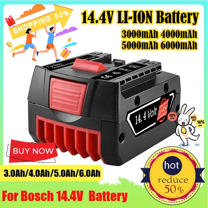 Replacement 14.4V Lithium Battery for Bosch Universal Electric Drill Hammer Drill Impact Drill - Power Tool Battery
Replacement 14.4V Lithium Battery for Bosch Universal Electric Drill Hammer Drill Impact Drill - Power Tool Battery