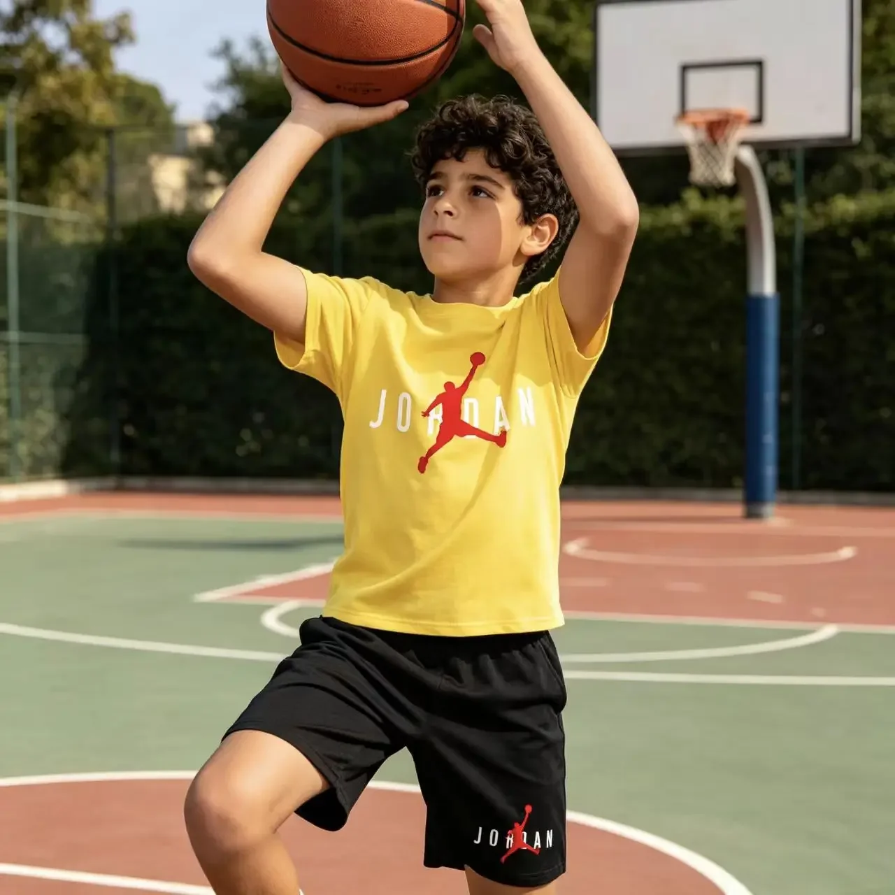 Kids Trendy Simple Letter Print Summer Fashion Breathable Tees+Shorts 2pcs Sportsuits 3-13 Years Boys Girls Outfits Clothes Sets
Kids Trendy Simple Letter Print Summer Fashion Breathable Tees+Shorts 2pcs Sportsuits 3-13 Years Boys Girls Outfits Clothes Sets
