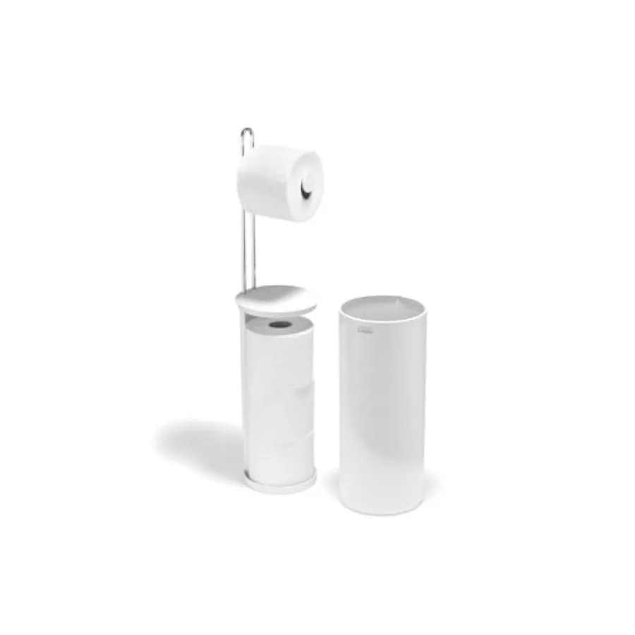 Подставка для туалетной бумаги EasyStore со скрытым хранилищем для 3 запасных рулонов, глянцевая
Подставка для туалетной бумаги EasyStore со скрытым хранилищем для 3 запасных рулонов, глянцевая